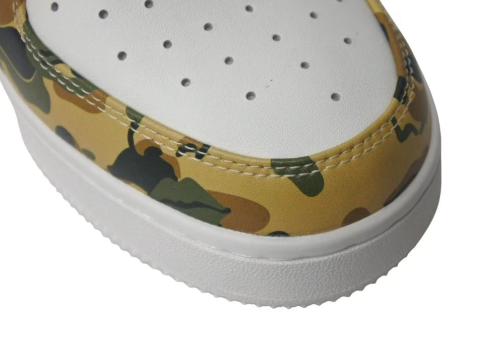 New and unused A BATHING APE sneakers BAPE × KIDSUPER BAPE STA CLOG Bape size 8 camo camouflage used 4b000681