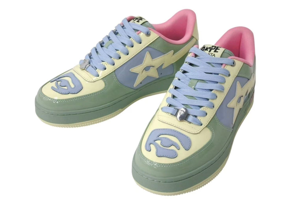 New and unused A BATHING APE Sneakers BAPE × KIDSUPER BAPE STA Size 8 Multicolor Used 4b000686