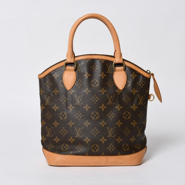 LOUISVUITTON Monogram Lockit Handbag M40102 PVC Coated Canvas Tanned Leather Good Condition Used 4a000065