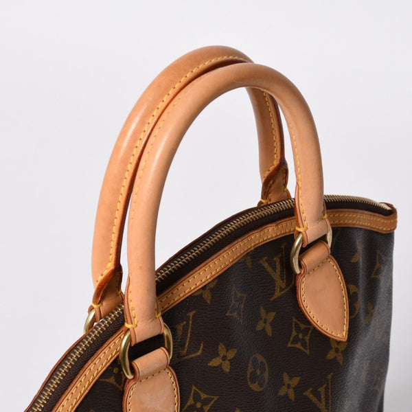 LOUISVUITTON Monogram Lockit Handbag M40102 PVC Coated Canvas Tanned Leather Good Condition Used 4a000065
