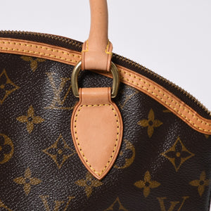 LOUISVUITTON Monogram Lockit Handbag M40102 PVC Coated Canvas Tanned Leather Good Condition Used 4a000065