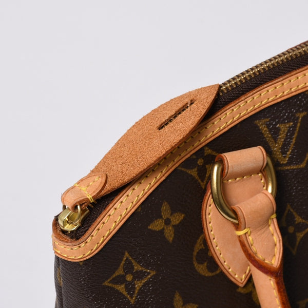 LOUISVUITTON Monogram Lockit Handbag M40102 PVC Coated Canvas Tanned Leather Good Condition Used 4a000065