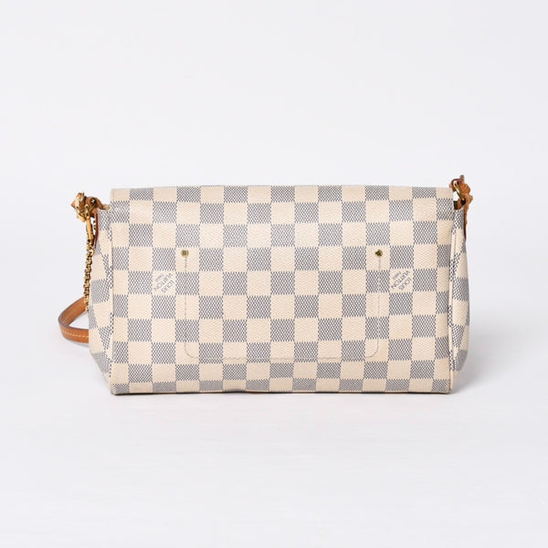 LOUIS VUITTON ルイヴィトン ショルダーバッグ ダミエアズール フェイボリットMM ダミエキャンバス N41275 美品 中古 4a000070