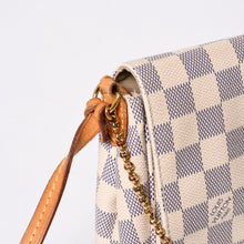 画像をギャラリービューアに読み込む, LOUIS VUITTON ルイヴィトン ショルダーバッグ ダミエアズール フェイボリットMM ダミエキャンバス N41275 美品 中古 4a000070