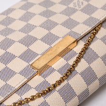 画像をギャラリービューアに読み込む, LOUIS VUITTON ルイヴィトン ショルダーバッグ ダミエアズール フェイボリットMM ダミエキャンバス N41275 美品 中古 4a000070