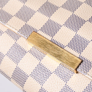 LOUIS VUITTON ルイヴィトン ショルダーバッグ ダミエアズール フェイボリットMM ダミエキャンバス N41275 美品 中古 4a000070