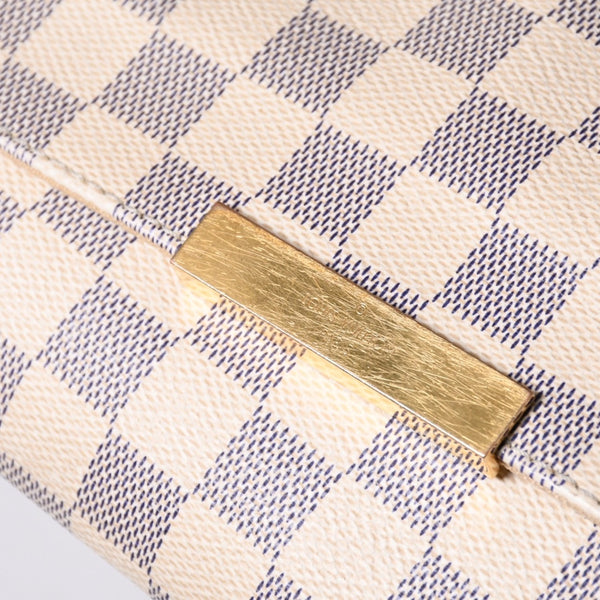 LOUIS VUITTON ルイヴィトン ショルダーバッグ ダミエアズール フェイボリットMM ダミエキャンバス N41275 美品 中古 4a000070
