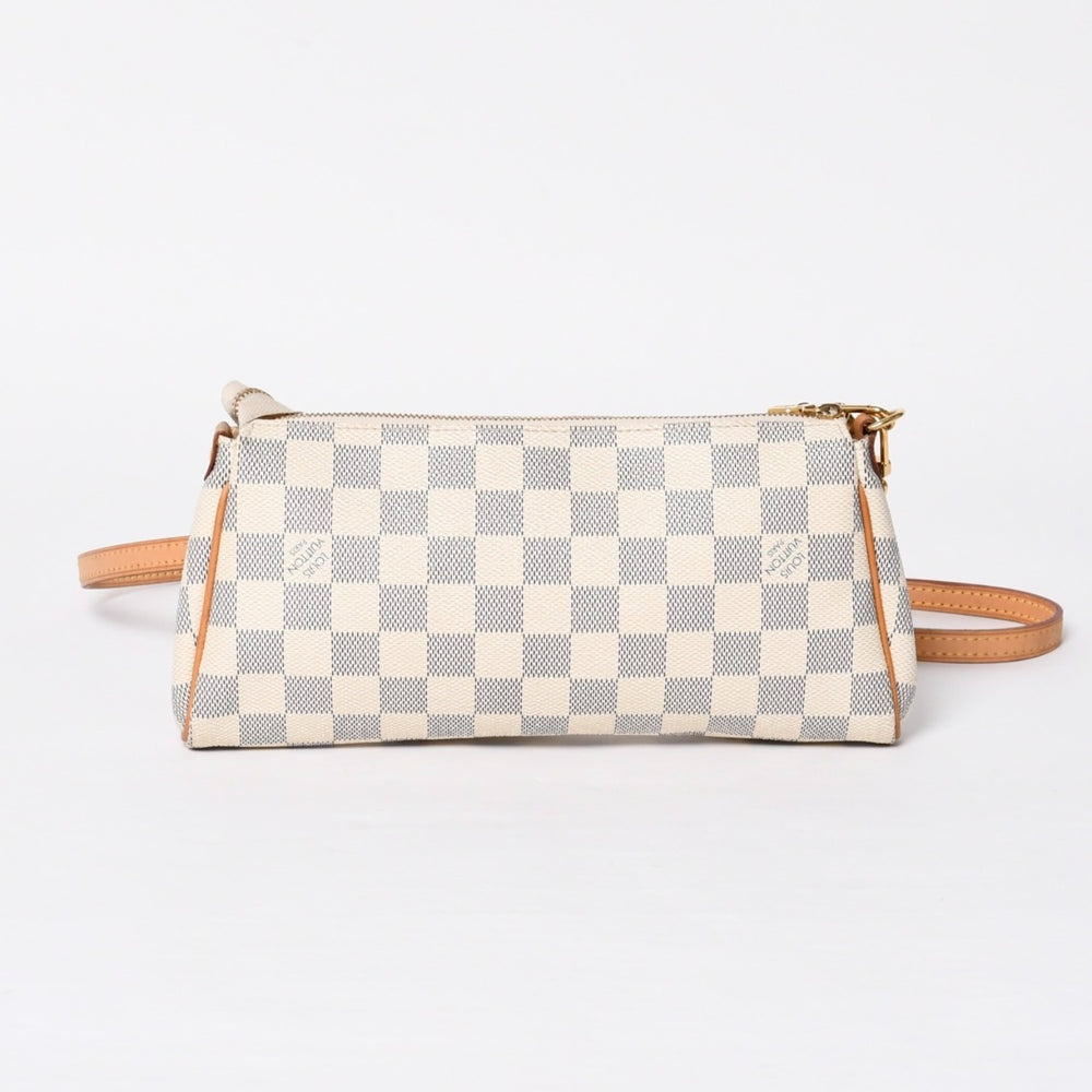 極美品 LOUIS VUITTON ルイヴィトン ダミエ アズール エヴァ 2WAY ハンド ショルダー バッグ N55214 中古 4a000057