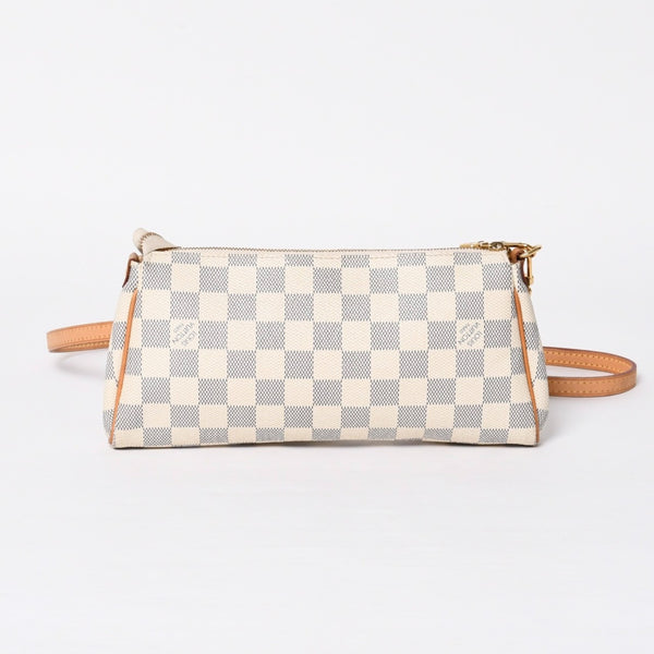 Very good condition LOUIS VUITTON Damier Azur Eva 2WAY hand shoulder bag N55214 Used 4a000057