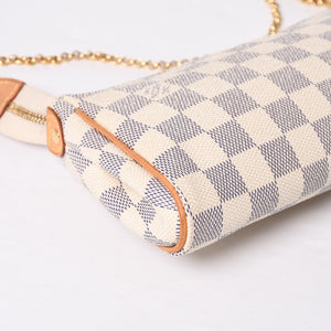 Very good condition LOUIS VUITTON Damier Azur Eva 2WAY hand shoulder bag N55214 Used 4a000057