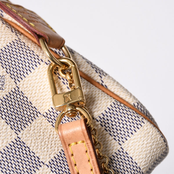 Very good condition LOUIS VUITTON Damier Azur Eva 2WAY hand shoulder bag N55214 Used 4a000057