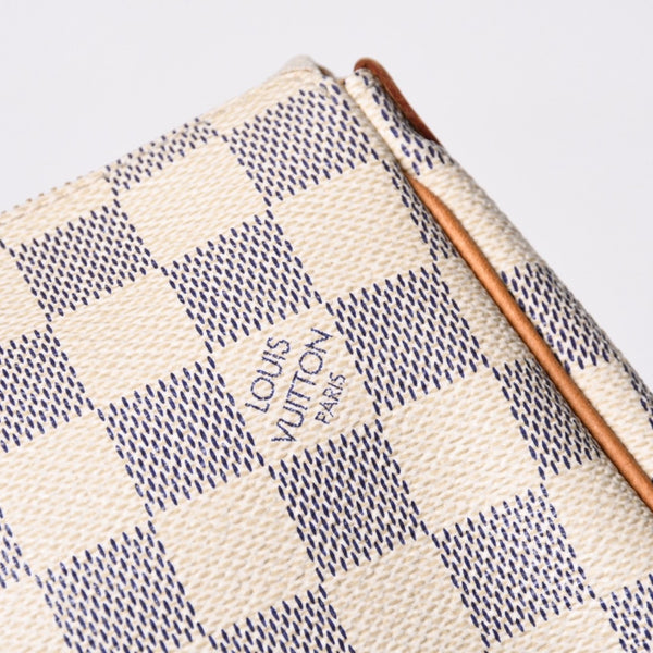 Very good condition LOUIS VUITTON Damier Azur Eva 2WAY hand shoulder bag N55214 Used 4a000057
