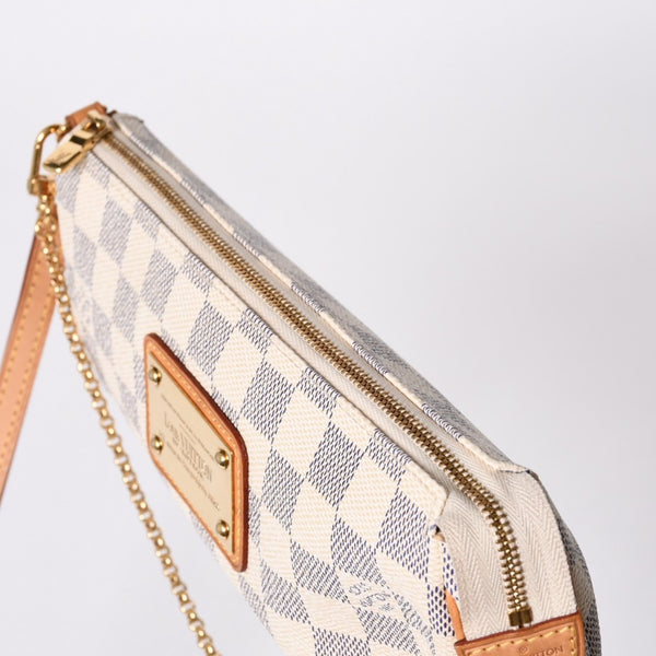 Very good condition LOUIS VUITTON Damier Azur Eva 2WAY hand shoulder bag N55214 Used 4a000057