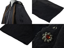 Load image into Gallery viewer, 新品未使用 KAPITAL キャピタル パーカー スリラー デビルフード ブルゾン K2503LC053 サイズF ブラック コットン 中古 4b000696