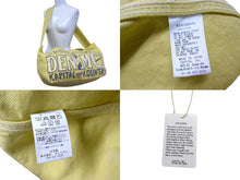 画像をギャラリービューアに読み込む, 新品未使用 KAPITAL キャピタル キャンバス ニュースペーパー ショルダーバッグ イエロー 白ステッチ コットン 中古 4b000699