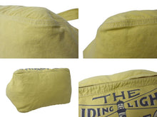 画像をギャラリービューアに読み込む, 新品未使用 KAPITAL キャピタル キャンバス ニュースペーパー ショルダーバッグ イエロー 白ステッチ コットン 中古 4b000699