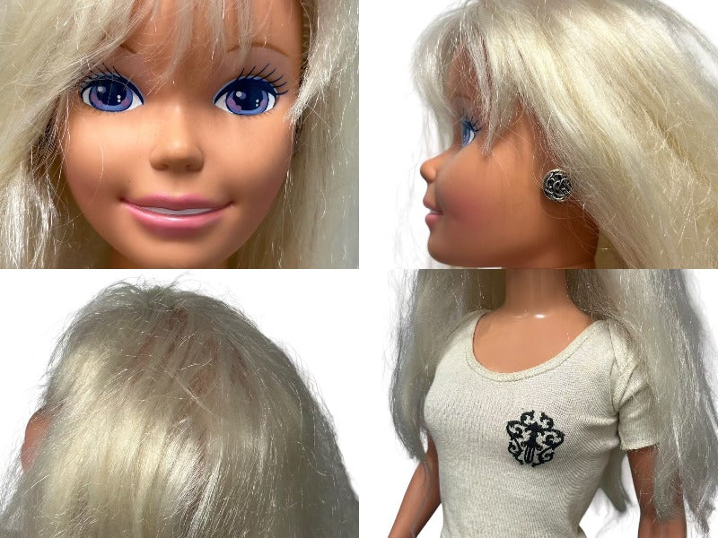CHROME HEARTS クロムハーツ MY SIZE BARBIE W/ BLACK LEATHER PANTS マイサイズバービー ブラックレザーパンツ 人形 フィギュア 美品 中古 4b000714