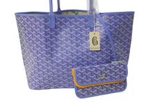 Load image into Gallery viewer, 新品未使用 GOYARD ゴヤール2025SS リミテッドエディション サンルイPM トートバッグ スペシャルカラー アイリス PVC レザー 中古 4b000729