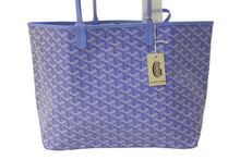 Load image into Gallery viewer, 新品未使用 GOYARD ゴヤール2025SS リミテッドエディション サンルイPM トートバッグ スペシャルカラー アイリス PVC レザー 中古 4b000729