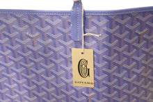Load image into Gallery viewer, 新品未使用 GOYARD ゴヤール2025SS リミテッドエディション サンルイPM トートバッグ スペシャルカラー アイリス PVC レザー 中古 4b000729