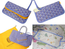 Load image into Gallery viewer, 新品未使用 GOYARD ゴヤール2025SS リミテッドエディション サンルイPM トートバッグ スペシャルカラー アイリス PVC レザー 中古 4b000729
