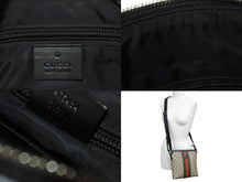 Load image into Gallery viewer, GUCCI グッチ ショルダーバッグ GGスプリーム フラットメッセンジャー キャンバス 471454 ベージュ シルバー金具 美品 中古 4b000733