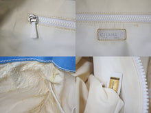 Load image into Gallery viewer, CHANEL シャネル サーフライン ラージ トートバッグ ショルダーバッグ ７番台 ココマーク キャンバス ブルー ホワイト レッド 良品 中古 4b000738