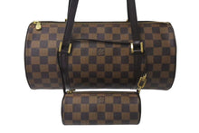 Load image into Gallery viewer, 極美品 LOUIS VUITTON ルイヴィトン ハンドバッグ パピヨン30 ダミエキャンバス N51303 ブラウン ゴールド金具 中古 4b000739