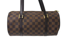 Load image into Gallery viewer, 極美品 LOUIS VUITTON ルイヴィトン ハンドバッグ パピヨン30 ダミエキャンバス N51303 ブラウン ゴールド金具 中古 4b000739