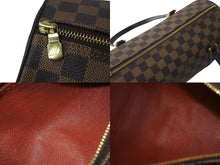 Load image into Gallery viewer, 極美品 LOUIS VUITTON ルイヴィトン ハンドバッグ パピヨン30 ダミエキャンバス N51303 ブラウン ゴールド金具 中古 4b000739