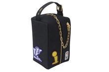 画像をギャラリービューアに読み込む, 新品同様 LOUIS VUITTON ルイヴィトン LV×NBA クロークドップキット クラッチバッグ M58515 カーフレザー ブラック 中古 4b000742