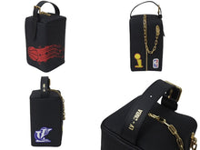 画像をギャラリービューアに読み込む, 新品同様 LOUIS VUITTON ルイヴィトン LV×NBA クロークドップキット クラッチバッグ M58515 カーフレザー ブラック 中古 4b000742