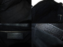 画像をギャラリービューアに読み込む, BALENCIAGA バレンシアガ ザ ワーク ハンドバッグ 132110 キャンバス レザー ブラック シルバー金具 美品 中古 4b000743