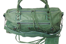 画像をギャラリービューアに読み込む, BALENCIAGA バレンシアガ The Twiggy ザ ツィギー ハンドバッグ 128523 2WAY ラムスキン グリーン 美品 中古 4b000745