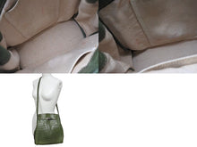 画像をギャラリービューアに読み込む, 極美品 HERMES エルメス ショルダーバッグ ケリースポーツMM □D刻印 グリーン系 ニロティカス 中古 4b000747