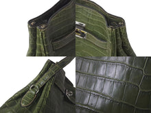 画像をギャラリービューアに読み込む, 極美品 HERMES エルメス ショルダーバッグ ケリースポーツMM □D刻印 グリーン系 ニロティカス 中古 4b000747