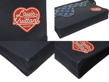 画像をギャラリービューアに読み込む, LOUIS VUITTON ルイヴィトン ポシェットヴォワヤージュ MM クラッチバッグ M45961 NIGO モノグラム ドリップデニム 美品 中古 4b000748