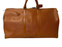 画像をギャラリービューアに読み込む, LOUIS VUITTON ルイヴィトン ボストンバッグ キーポル50 M42963 ブラウン エピレザー ゴールド金具 美品 中古 4b000750