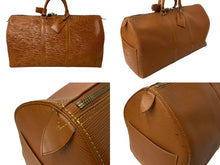 画像をギャラリービューアに読み込む, LOUIS VUITTON ルイヴィトン ボストンバッグ キーポル50 M42963 ブラウン エピレザー ゴールド金具 美品 中古 4b000750