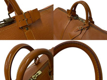 画像をギャラリービューアに読み込む, LOUIS VUITTON ルイヴィトン ボストンバッグ キーポル50 M42963 ブラウン エピレザー ゴールド金具 美品 中古 4b000750