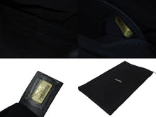 Load image into Gallery viewer, 極美品 CHANEL シャネル がま口 トートバッグ 7番台 フラワーモチーフ ココマーク キャンバス ネイビー グリーン シルバー金具 中古 4b000753