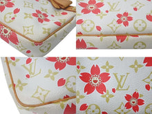Load image into Gallery viewer, LOUIS VUITTON ルイヴィトン ポシェットアクセソワール チェリーブロッサム 村上隆コラボ M92008 ゴールド金具 美品 中古 4b000755