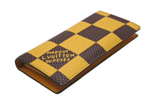 Load image into Gallery viewer, LOUIS VUITTON ルイヴィトン ポルトフォイユ ブラザNM 長財布 N40541 ダミエポップ ファレルウィリアムス イエロー 良品 中古 4b000764