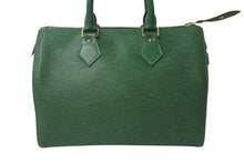 Load image into Gallery viewer, LOUIS VUITTON ルイヴィトン エピ スピーディ25 ハンドバッグ M43014 ボルネオグリーン レザー 美品 中古 4b000767