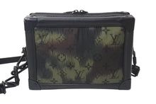Load image into Gallery viewer, 極美品 LOUIS VUITTON ルイヴィトン M55932 モノグラム ソフトトランク カモフラージュ ヴァージル アブロー ナイロン レザー 中古 4b000770