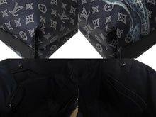 画像をギャラリービューアに読み込む, 新品未使用 LOUIS VUITTON ルイヴィトン アンクル 2WAYバッグ M54127 モノグラムサバンナ チャップマンブラザーズ キリン ネイビー 中古 4b000771
