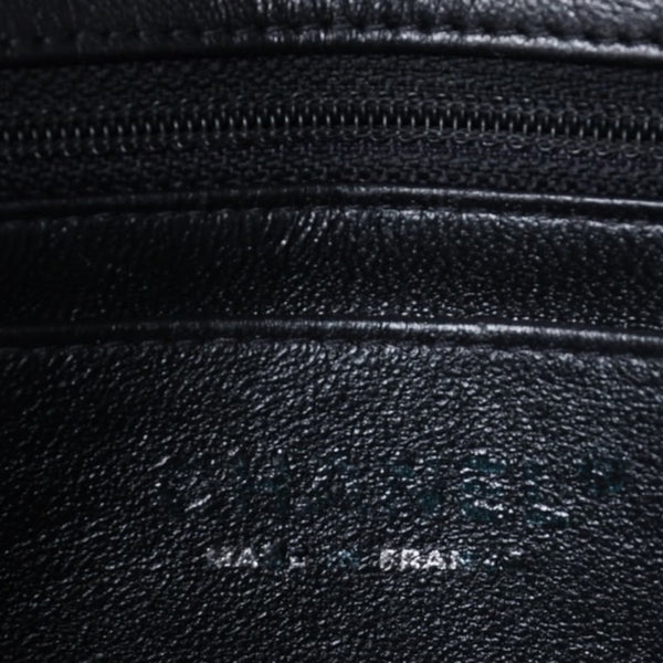 極美品 CHANEL シャネル ミニマトラッセ19 Sフラップ Sチェーンショルダーバッグ 26番台 ラムスキン ココマーク シルバー金具 中古 4a000780