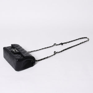 極美品 CHANEL シャネル ミニマトラッセ19 Sフラップ Sチェーンショルダーバッグ 26番台 ラムスキン ココマーク シルバー金具 中古 4a000780
