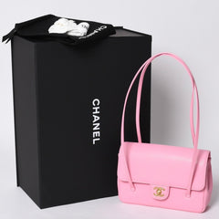 新品未使用 CHANEL シャネル 26SS Small Flap Bag Black スモール AS6130 フラップ バッグ ピンク ランダム番台 中古 4a000776