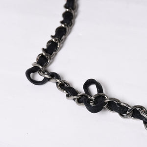 極美品 CHANEL シャネル ミニマトラッセ19 Sフラップ Sチェーンショルダーバッグ 26番台 ラムスキン ココマーク シルバー金具 中古 4a000780